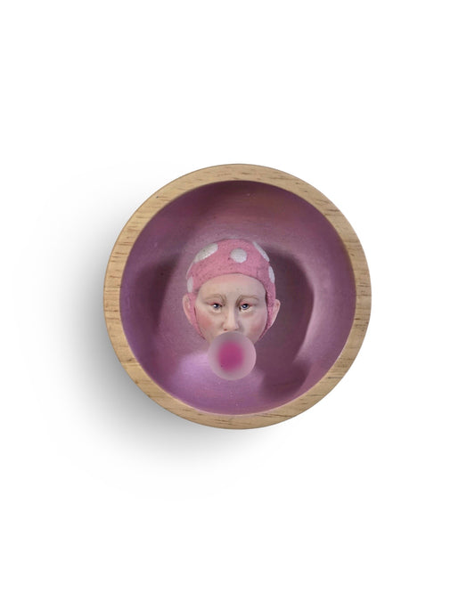 BUBBLES OF THOUGHT IN PINK